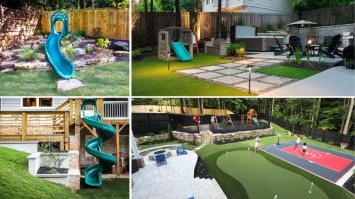 Как обустроить безопасную зону для развлечений малышей во дворе Как обустроить безопасную зону для развлечений малышей во дворе