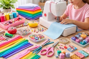 Как научить ребенка шить: простые инструменты и фурнитура — Blochka Как научить ребенка шить: простые инструменты и фурнитура — Blochka