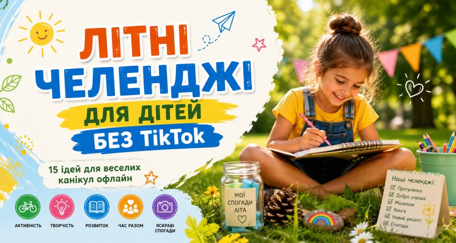 Летние челенджи для детей без TikTok: 15 идей для веселых каникул