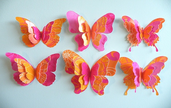 Декоративная бабочка из бумаги в студии творчества «Тополек»